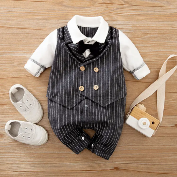 MONITO TRAJE CON CHALECO T 6-9 MESES