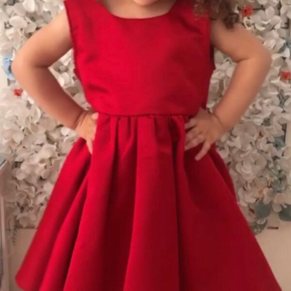 VESTIDO BORDÓ T 3 AÑOS