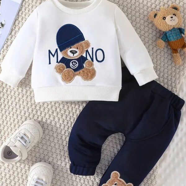 SUETER OSITO CON JOGGER T 3-6 M