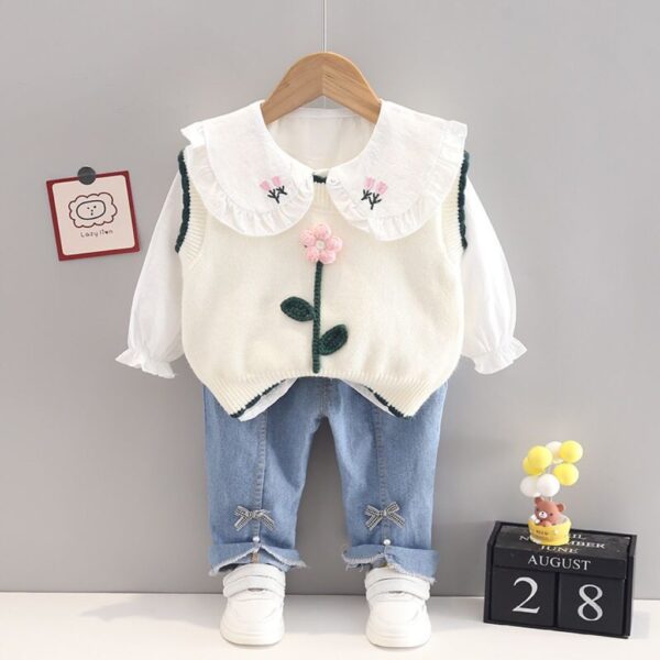 JEAN CAMISA MANGAS LARGAS Y JEAN T 12-18M
