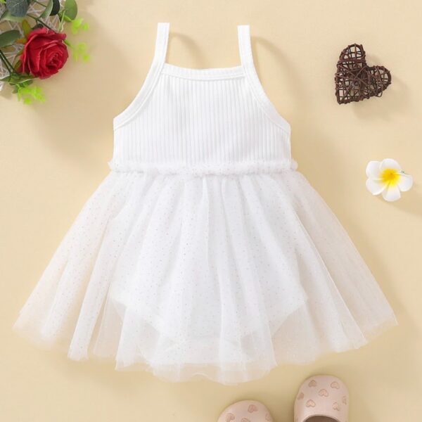 **OFERTA**VESTIBODY BLANCO CON TUL 9-12 MESES
