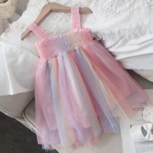 VESTIDO ARCOIRIS T 4 AÑOS