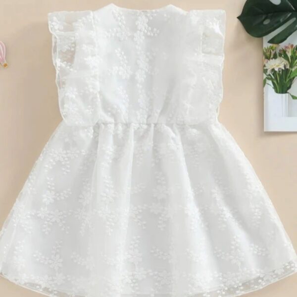 VESTIDO BLANCO T 4 AÑOS - Imagen 2