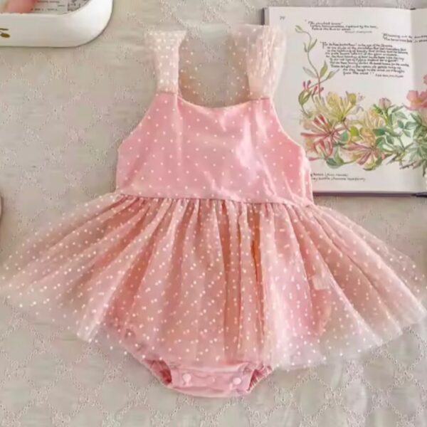 VESTIBODY ROSA TUL T 6-9 MESES