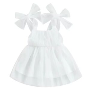 VESTIDO TUL BLANCO T18-24 MESES