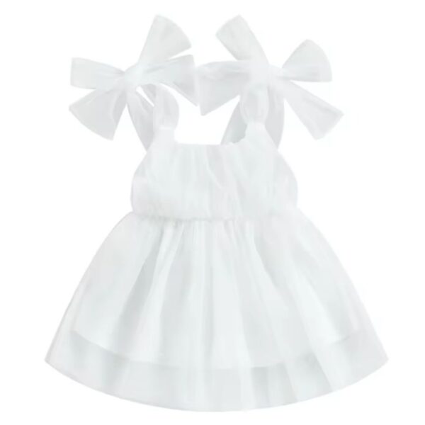 VESTIDO TUL BLANCO T18-24 MESES