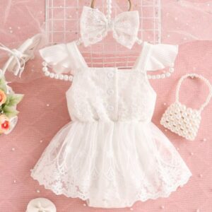 VESTIBODY BLANCO CON VINCHA 18-24 MESES