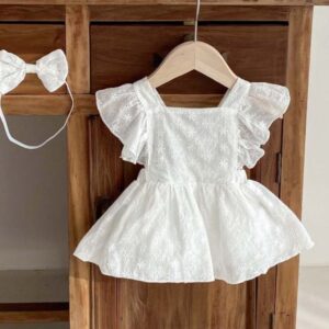 BODY BLANCO BRODERY CON VINCHA T 3-6 MESES