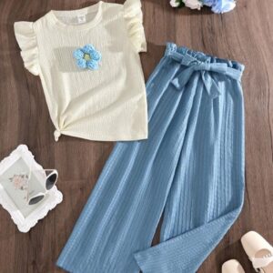 BLUSA Y PANTALON DE VESTIR T 11 AÑOS