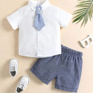 BODY CON SHORT Y CORBATA T 12-18 MESES