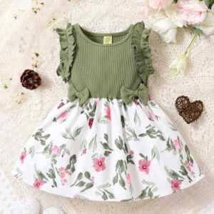 **OFERTA**VESTIDO VERDE TALLE 6-9M