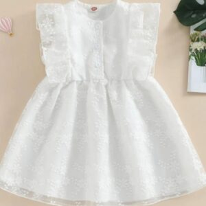 VESTIDO BLANCO T 4 AÑOS
