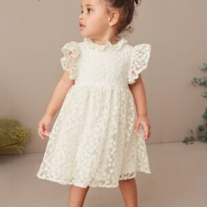 VESTIDO FLORES 12-18 MESES