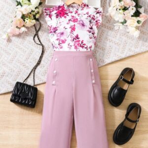 BLUSA Y PANTALON DE VESTIR T 10 AÑOS