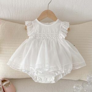 VESTIBODY BLANCO DETALLES BRODERIE T 12-18 MESES