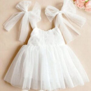 VESTIDO TUL BLANCO T18-24 MESES