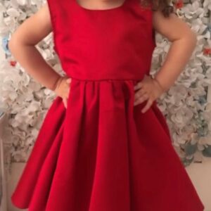 VESTIDO BORDÓ T 3 AÑOS