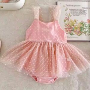 VESTIBODY ROSA TUL T 3-6 MESES