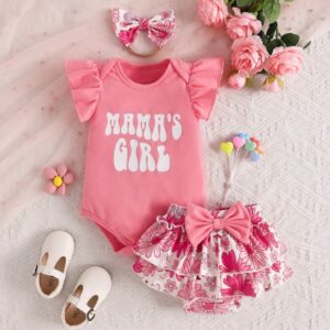 CONJUNTO SHORT, BODY Y VINCHA 18-24 MESES