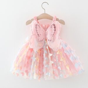 VESTIDO MARIPOSAS  6-9 MESES