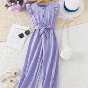 MONO LILA CON CINTO T 7 AÑOS