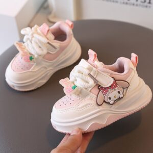 CALZADO MELODY ROSA Y BLANCO