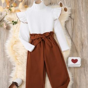 CONJUNTO MANGAS LARGAS Y PANTALON T 8 AÑOS