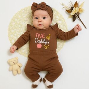 SET 4 PIEZAS BODY MANGAS LARGAS, PANTALON, GORRITO Y MEDIAS 100% ALGODON T 3-6 M