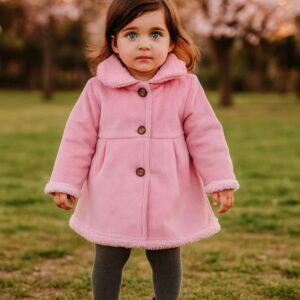 TAPADITO ROSA PELUDITO POR DENTRO T 12 -18 MESES