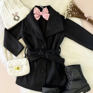 TAPADO DE POLAR NEGRO T 2 A 3 AÑOS