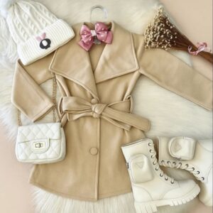 TAPADO DE POLAR BEIGE T 2 -3 AÑOS