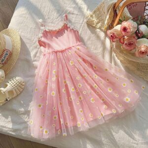 VESTIDO ROSA MARGARITA T 5 AÑOS