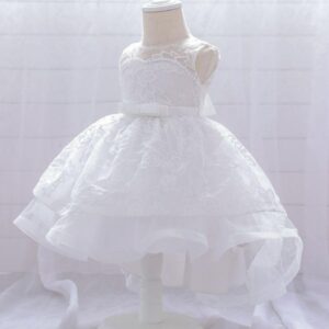 VESTIDO BAUTISMO CON COLA  T 18-24 MESES