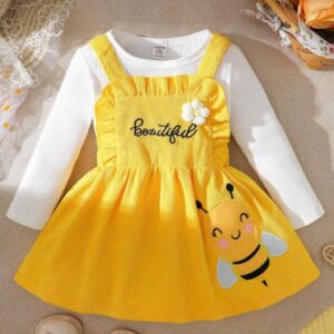 MANGAS LARGAS CON JUMPER DE ABEJITA 18-24 MESES