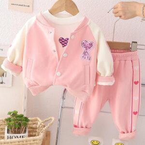 CONJUNTO 3 PIEZAS CAMPERA, MANGAS LARGAS Y JOGGER T 12-18 MESES