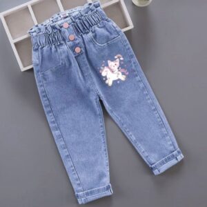 PANTALÓN DE JEANS DETALLE UNICORNIO T 18-24 MESES