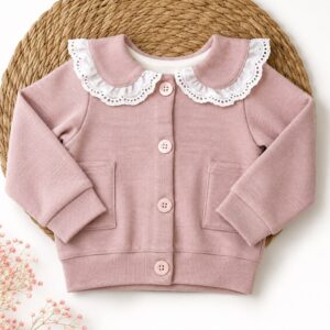 SAQUITO ROSA DETALLES CUELLO BRODERIE T 18-24 MESES