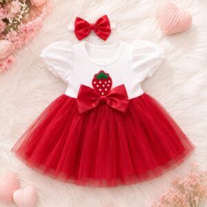 VESTIDO FRUTILLITA T 6-9 MESES
